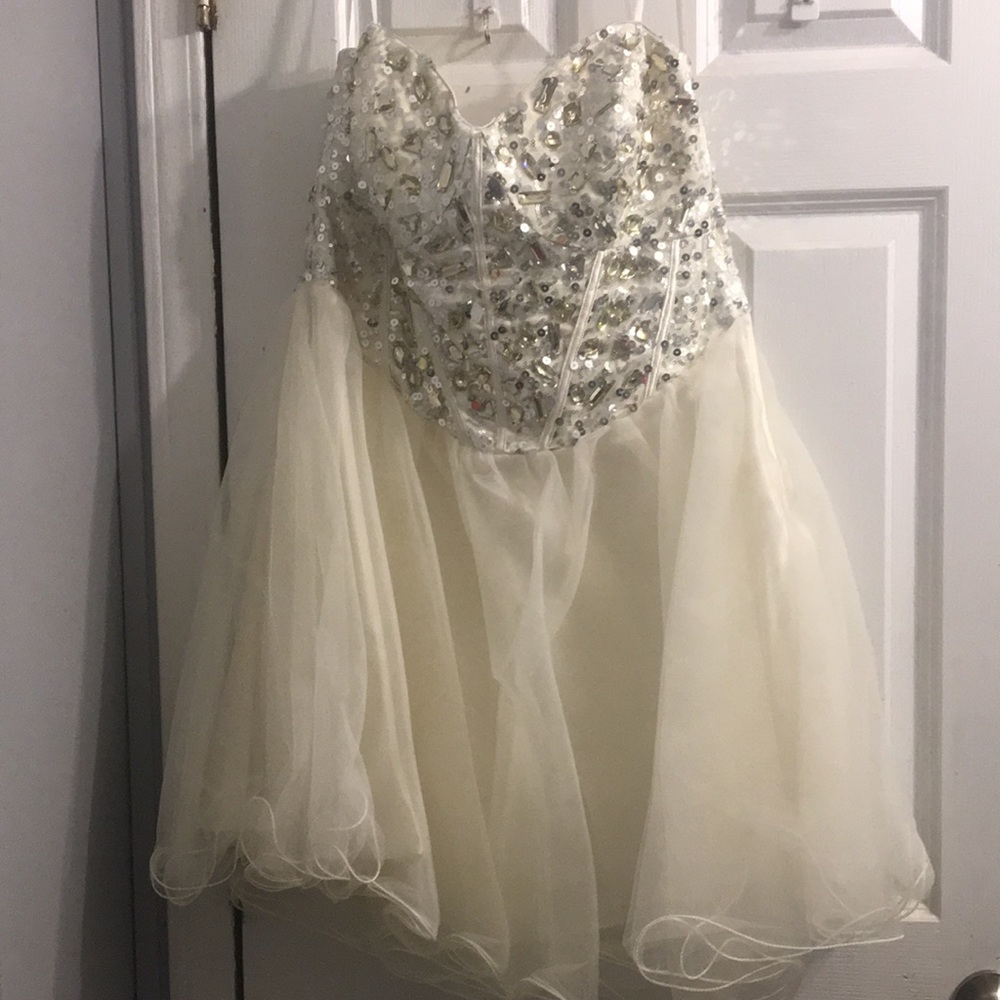 White homecoming dress